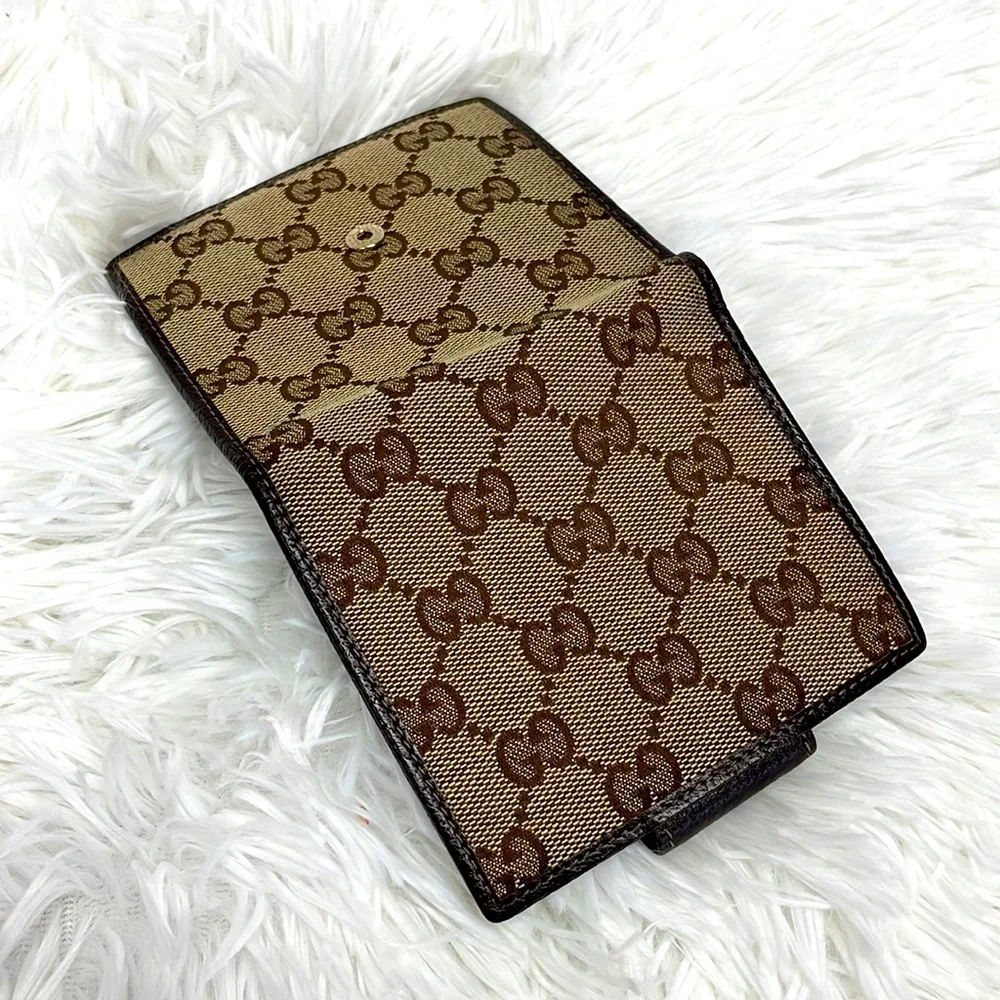 GUCCI BIFOLD MONOGRAM WEBLINE GG WALLET VGC - Picture 14 of 14